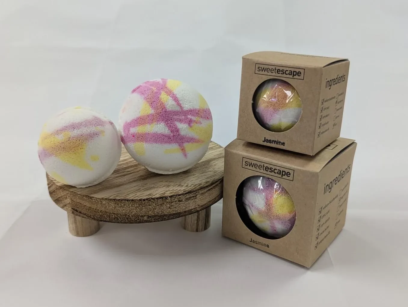 Individual Mini Bath Bomb Jasmine