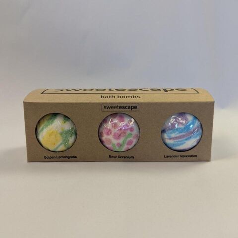 Large Bath Bomb Gift Set Coloured Florals