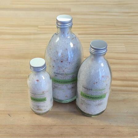Refreshing Lemongrass Artisan Bath Tonic - 120g Jar