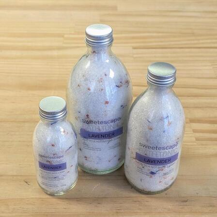 Relaxing Lavender Artisan Bath Tonic - 120g Jar