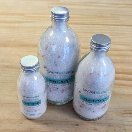 Peppermint Bath Tonic - 300g Jar