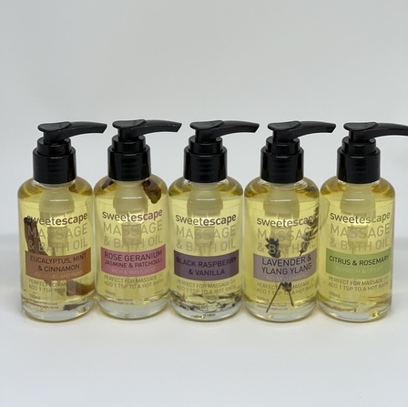 Small Massage & Bath Oil - Black Raspberry & Vanilla