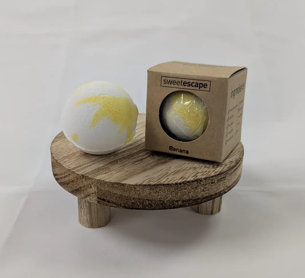 Individual Mini Bath Bomb - Banana